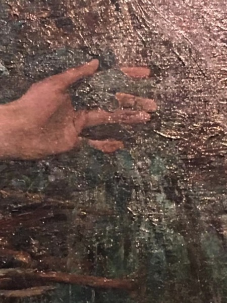 Detail Joan s hand